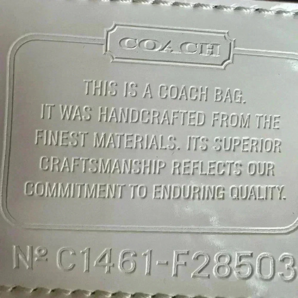 Coach Devin Light Beige Khaki Ivory satchel Handbag Purse. - Picture 12 of 13